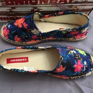 Union Bay Fannie-U Tropical Slip-ons Womens 7.5M